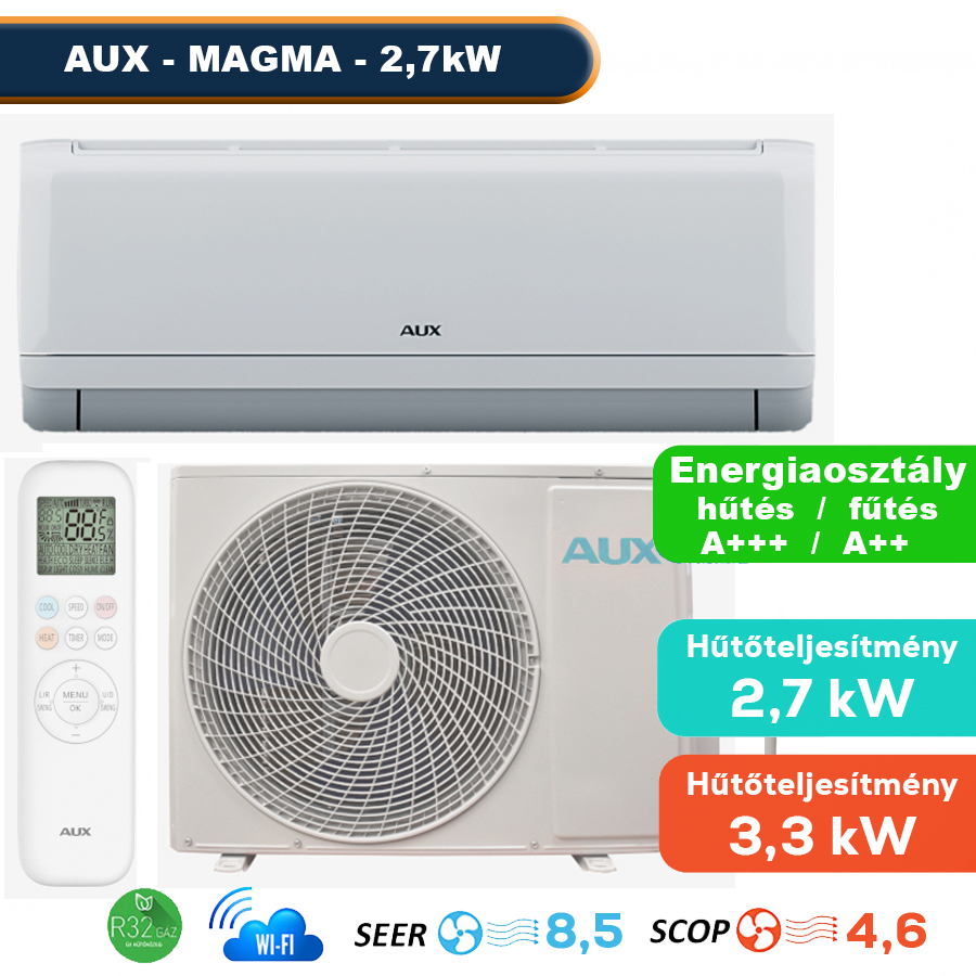 AUX – MAGMA split klíma 2,7kw